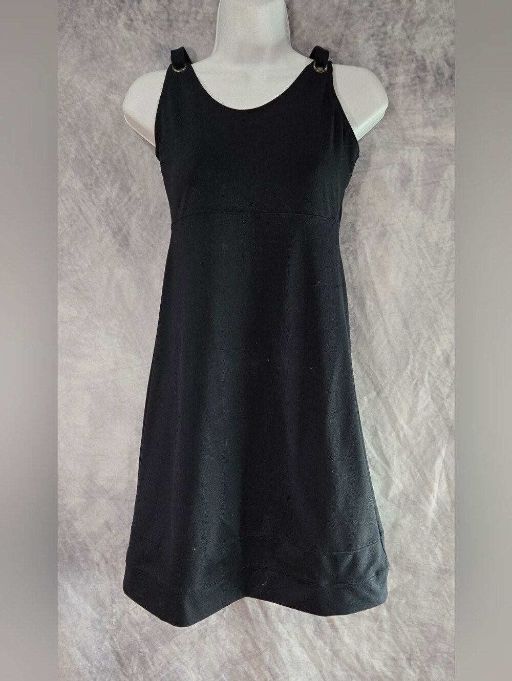 Classic Black Sleeveless A-Line Dress